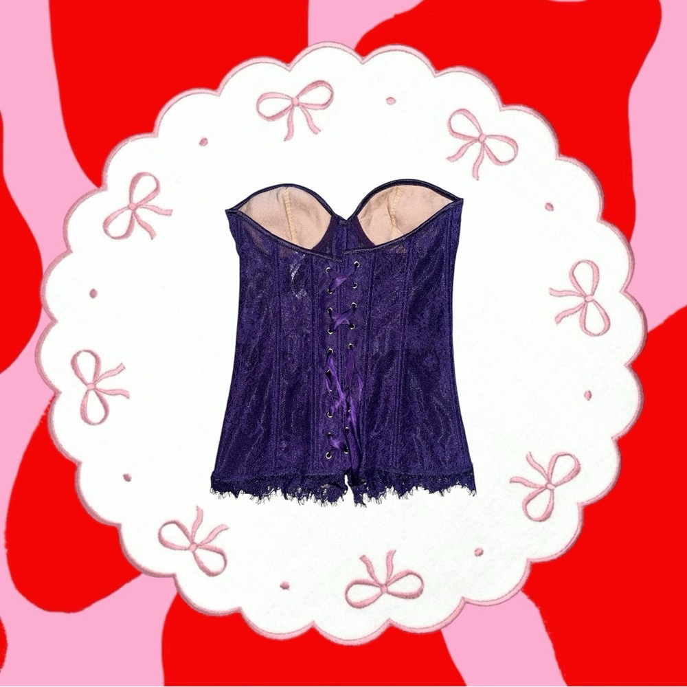 adore me purple corset 💟 - Picture 2 of 4